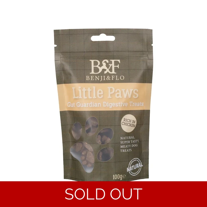 product Image for Benji & Flo Little Paws Gut Guardian Digestive Treats 100g